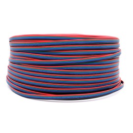 SVFISHKK 26.2ft(8m) 18 AWG 4Pin LED Strip Connector, RGB Wire Extension Cable, Led Lights Wires Strip Extend Wire for 2835 5050 RGB Strip