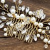Accesorios para El Cabello Mujer, Cristal Blanco, Oro Rosa