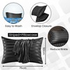 Stripe Satin Silk Pillowcase Pillow cover for Hair and Skin