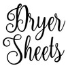 Dryer Sheets 4.25w x 4.25h Label - Laundry Room Organization