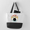 CafePress Bowling Canvas Tote Top Zipper Closure