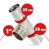 T-Piece PEX Press Fitting 25 x 1 Inch x 25