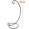 [morningplace] Suncatcher Hanging Stand, Universal, Pedestal, Interior, Display, etc. (Black,