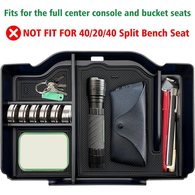 EVTIME Center Console Organizer fit for Dodge RAM 1500 2500