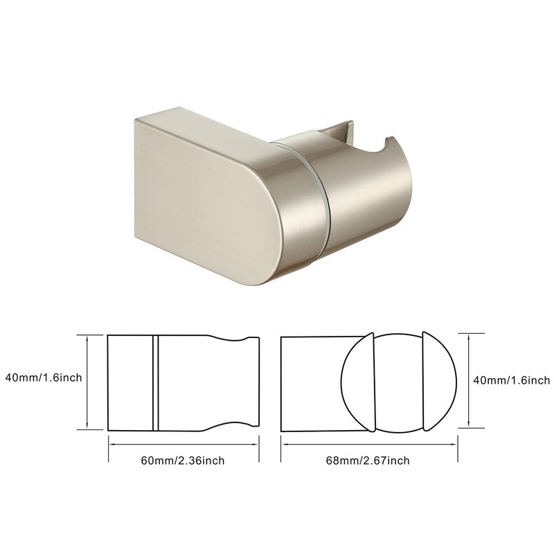 Muxios On Wall Mount Shower Bracket for Handheld Shower Head,