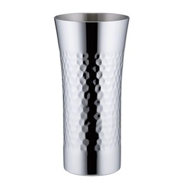Hashimoto Metal HK-1 Stainless Steel Hammered Tumbler, 11.8 fl oz (350 cc), Hammered Mirror