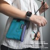VULKIT Cartera de viaje con bloqueo RFID para hombres y