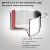 Duxtop Whole-Clad Tri-Ply Stainless Steel Stockpot with Lid, 6.5 Quart,