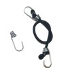 ONEBO Pack of 30 Spiral Hooks, Bungee Straps Hooks, Shock