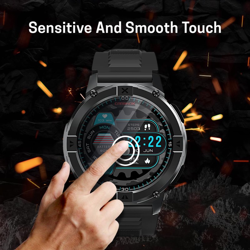 CARBINOX Tempered Glass Screen Protector Compatible for X-Ranger Smart Watch