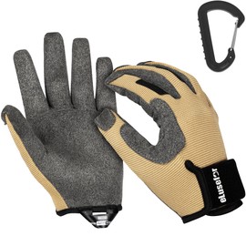 eLusefor Dexterity Upgraded Utility Gloves – Seamless Wrap-Fingers Design & Knuckle Touchscreen Capability