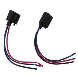 Vicue Upgraded Car Head Light Bulb Connector Wiring Harness Pigtail Plug Socket Wire Pigtail Female Fit for Nissan LEAF Base Hatchback 4-Door BATTERY EV (EV/BEV) 2014 2015 2016 2017