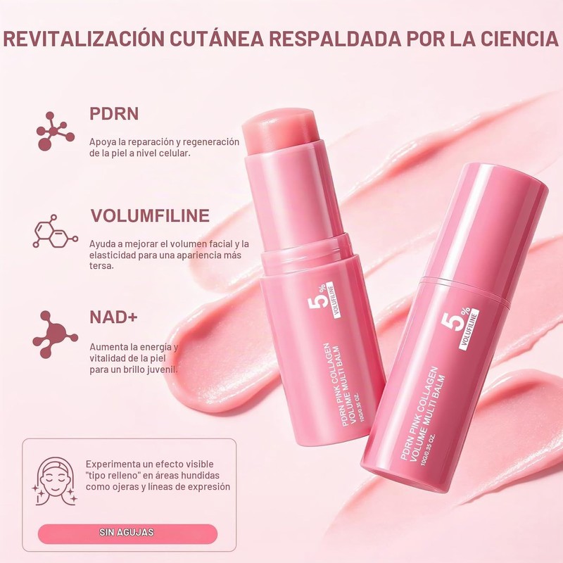 Zephyra Bálsamo Hidratante Facial en Barra con Colágeno