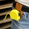 TOURBON Leather Tape Measure Holster - Vintage Brown
