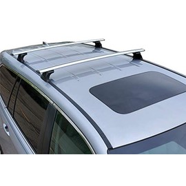 BRIGHTLINES Heavy Duty Anti-Theft Premium Aluminum Roof Bars Roof Rack Crossbars Compatible with 2016 2017 2018 2019 2020 2021 2022 Honda Pilot Without Roof Side Rails