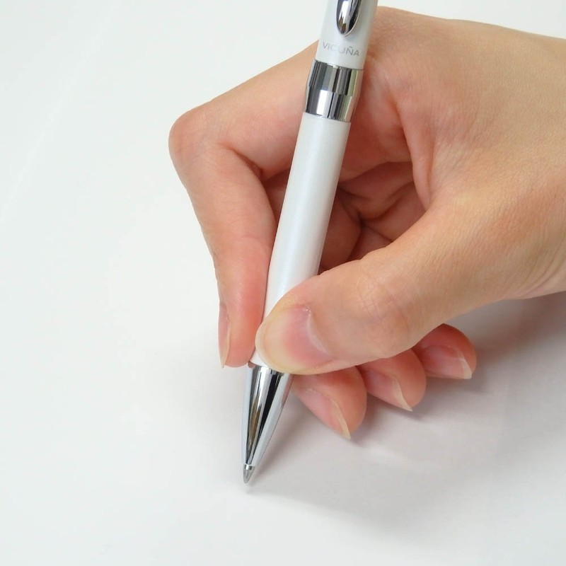 Pentel BX2007W Vicunha EX2 Oil-Based Ballpoint Pen, White Shaft