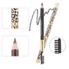Beavorty 2pcs Long Lasting Eyebrow Pencils Brown Pencil Matte Defined