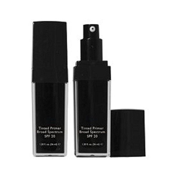 Tinted Face Primer Broad Spectrum SPF 20 - Demi-Matte Finish - Brightens Provides Anti Wrinkle Benefits - and Protects the Skin From Harm UV Rays - Leaving the Complexion Smooth (Medium)