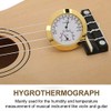 Bnineteenteam Round Thermometer Hygrometer Humidity Temperature Meter for Violin Guitar