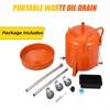 8 Gallon Waste Oil Drain Tank, Portable Air Operated Drainer