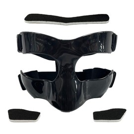 HUIKKJP Sports Nose Protection Face Guard Adjustable Broken Nose for Basketball Soccer Baseball with Transparent Elastic Strap