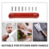 Kitchen Handle Cutter Replacement Grip Wood Handle for Cutter Wood