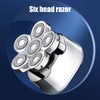 6D Floating Rotary Razor Men's Electric Head Shaver USB Rechargeable