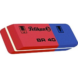 Pelikan 220275 Eraser Red Rubber - Blue/White