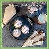 Everyday 100% Bamboo Compostable Napkins Disposable 250-Pack | Table Napkins