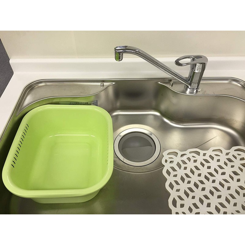 Richell Shelley Washtub, K Shape, White