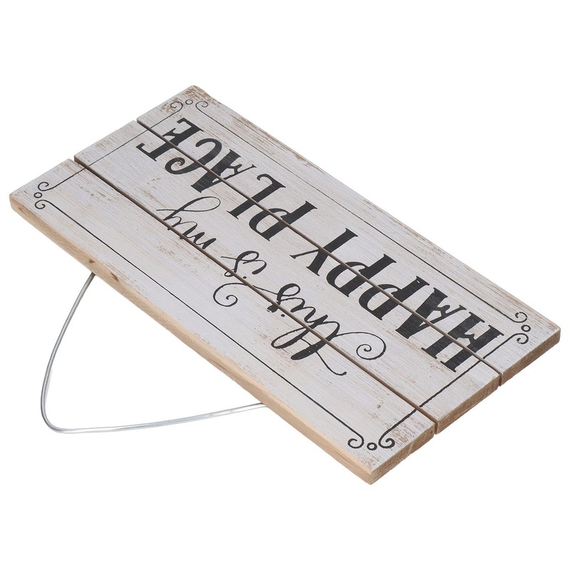 Decorative Wooden Sign Novel Waterproof Table Sign Hanging Decoration with