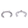 Aluminum Alloy AntiSlip Snow Speed Racing Horseshoes Kit Horse Training
