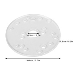 Universal Router Base Plate Compatible with Bosch/Makita/Porter Cable/Ryobi, Woodworking Auxiliary Tool with Centering Pin Screws