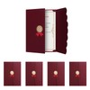5Pcs Certificate Holders Diploma Covers A4 Letter Size Graduation Certificate