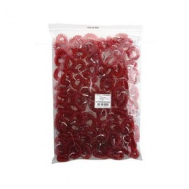 Bundled Red Spring Coil Cord, 9839, 40mm Diameter 100 Pieces