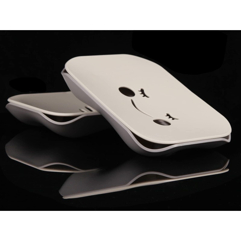 Plastic Soap Dish with Drainage 2Pcs Shower Soap Holder with