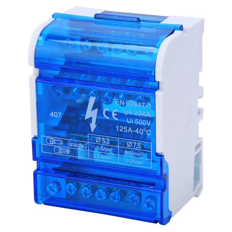 Distribution Box, DIN Rail Junction Box, 407 Terminal Distribution Box,
