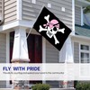 Pink Girl Pirate Skull Flag 3x5 Ft Outdoor Indoor With