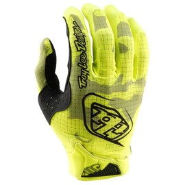Troy Lee Designs Air Glove for Motocross MX Mountain Biking, Blotted Flo Yellow, Large