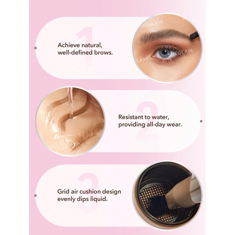 SHEGLAM Brow-Fection Angled Brush & Dip Upgraded Microblading Eyebrow Pen