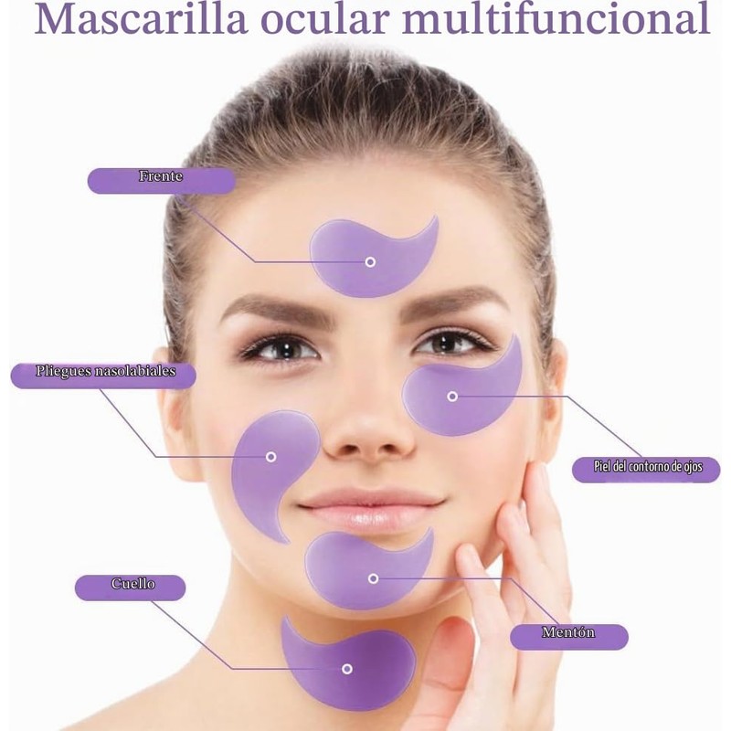 60 Parches de Ojos con Semillas de uva y Colágeno