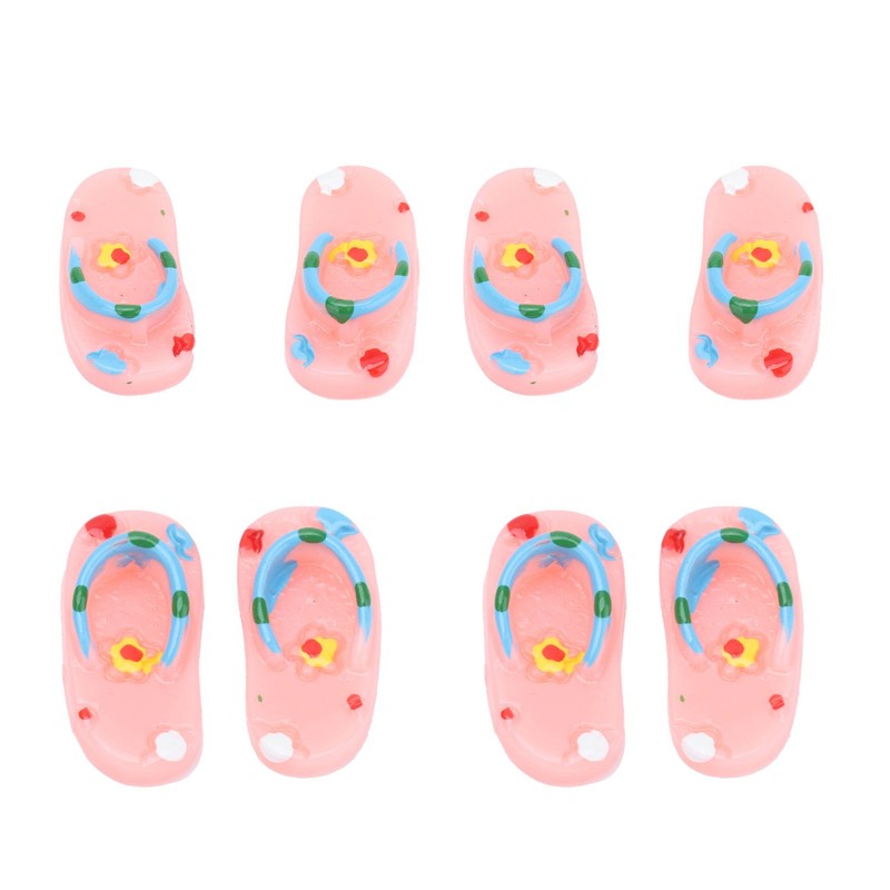 Mini Flip Flops Simulation Miniature Scene Models Dollhouse Accessories for