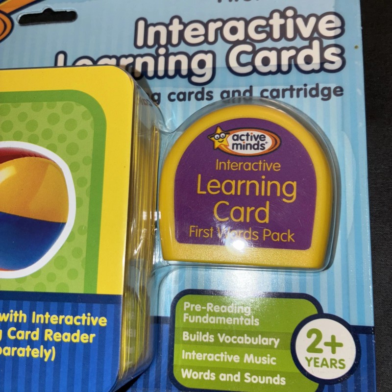 Active Minds Interactive Learning Cards First Words New