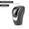Universal Manual Gear Shift Knob with 3 Interchangeable Panels, Car