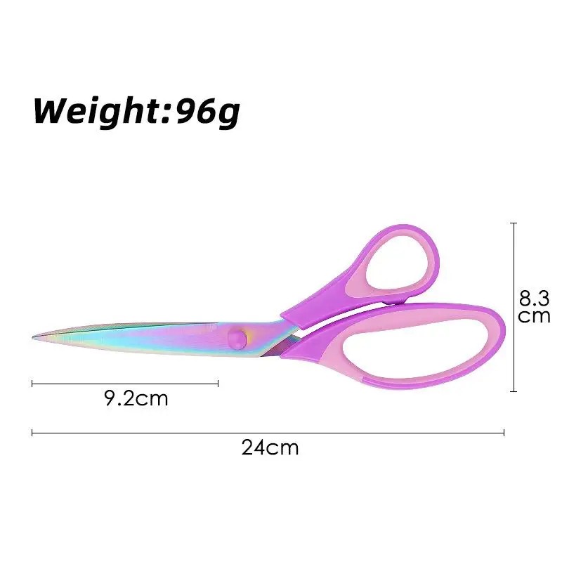 Titanium-Plated Craft Scissors for Sewing & DIY Projects – Versatile