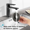 Zalizr 4 Pcs Stainless Steel Scrubber with Handle, Non-Scratch Round