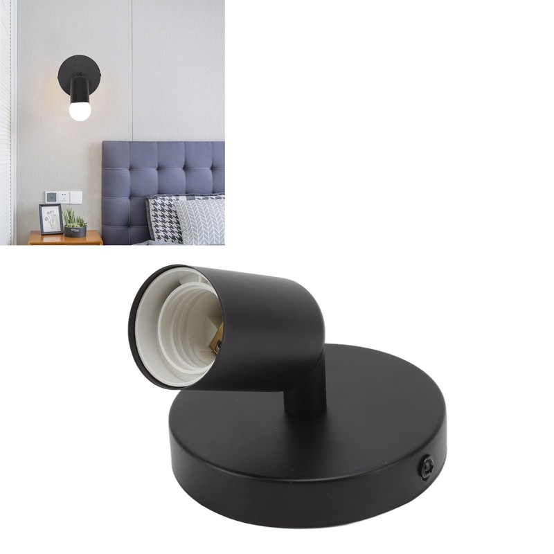 E26 E27 Wall Lamp Holder Modern Simple Wall Lamp Base