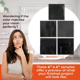 Smart Tiles Morocco Sample kit - Zaida Black