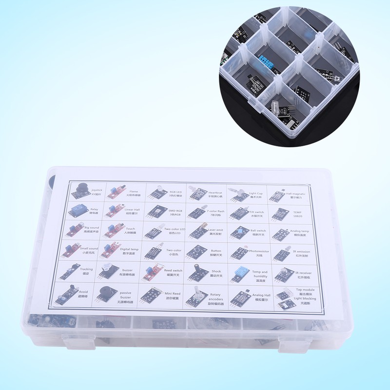 Ultimate 37 in 1 Sensor Modules Kit for MCU Education