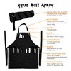 Under NY Sky Knife Roll Case - 4 Slots -